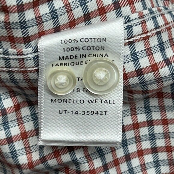 UNTUCKit Monello WF Shirt Mens 2XLT Slim Multicolor Long Sleeve Button Up New - Picture 10 of 11